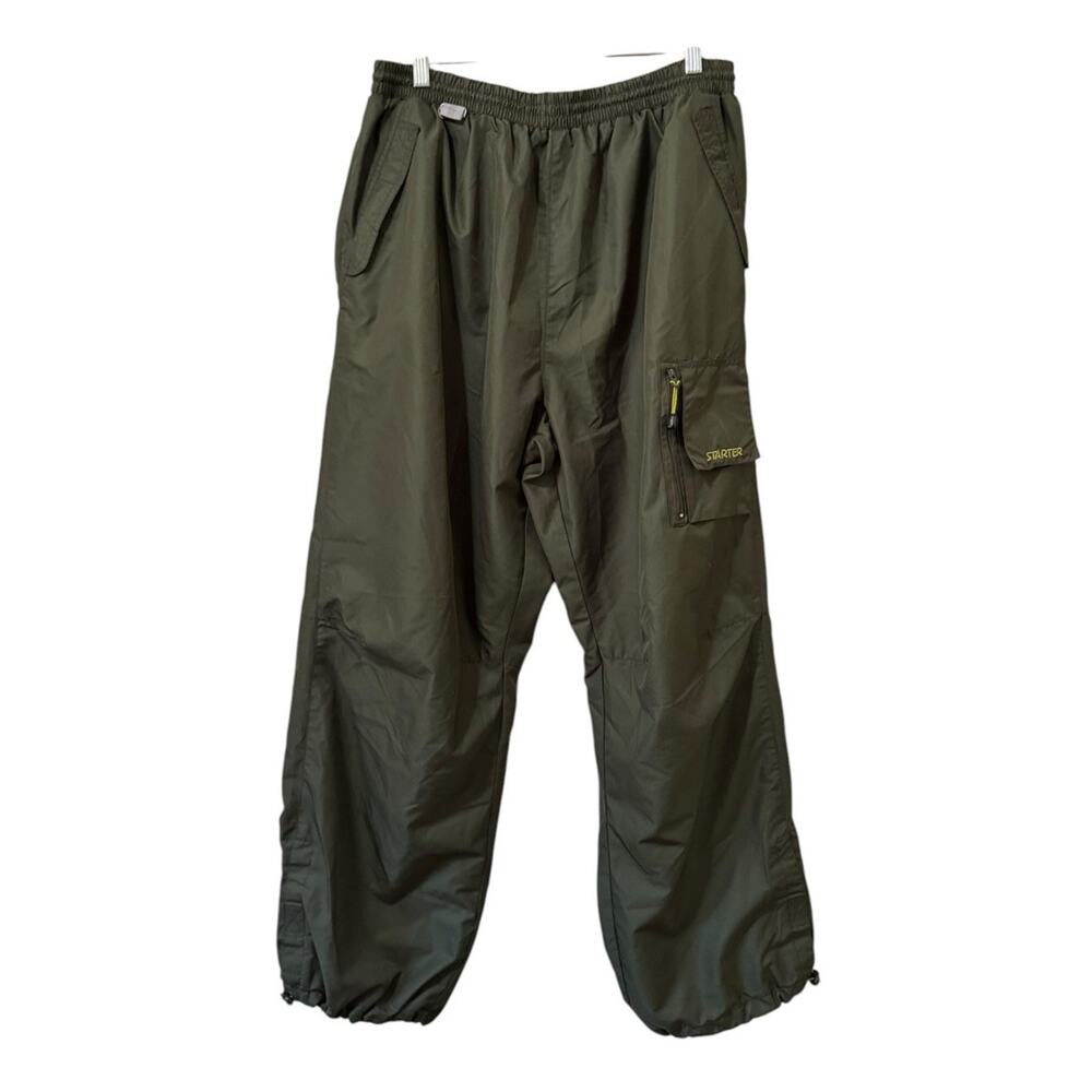 Starter Pants Men Size XL Polyester Track Elastic Waist Lightweight Joggers